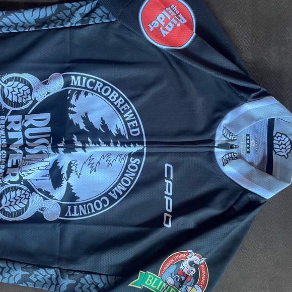 RUSSIAN RIVER BREWING Capo Cycling Jersey Mend Medium NEW with tags - Picture 5 of 7